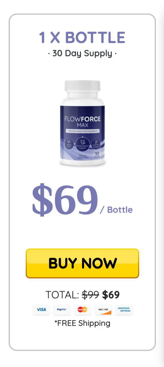 Buy FlowForce Max 1 Bottle